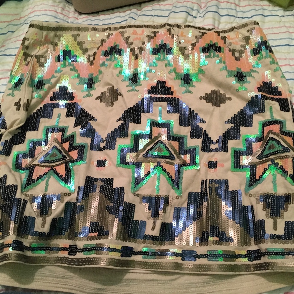Express embellished skirt size xs